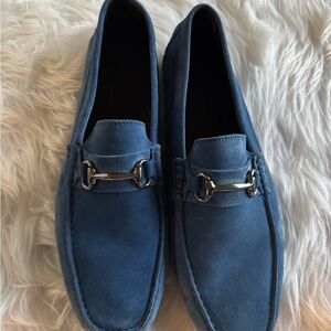 Brand New Men's Blue Loafers To Boot New York